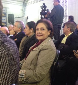 Solange Jurema e Thelma de Oliveira, do PSDB-Mulher Nacional, na reunião com Aécio Neves