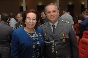 Foto: Prefeita Bel  com o Secretário Chefe da Casa Militar, José Roberto Rodrigues de Oliveira