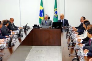 Presidente Michel Temer durante reunião com governadores de Rondônia, Acre, Roraima, Mato Grosso, Mato Grosso do Sul, Amazonas, Pará e Tocantins. Fotos Orlando Brito