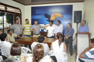 Deputado Marcio Bittar recepcionou os novos filiados