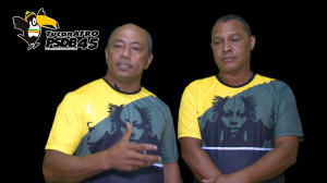 Tadeu Coelho e Alexandre Fonseca, presidente e vice-presidente do TucanAfro Acre