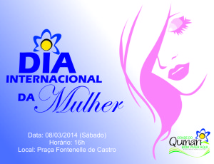 DIA DA MULHER ARTE