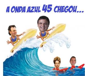 onda azul