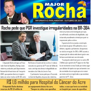 Clique na imagem para ver o informativo parlamentar de Major Rocha