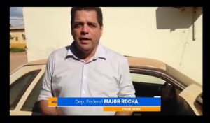 Rocha filmou a situação da unidade integrada de Santa Rosa