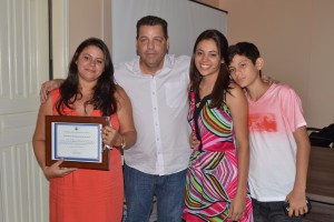 Major Rocha e familiares do Sargento Marcos Roberto
