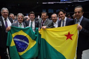 Rocha acompanhado por deputados tucanos na Câmara Federal (Alexssandro Loyola Liderança do PSDB na Câmara Federal)