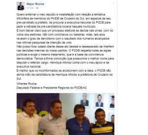 nota do Rocha sobre o Henrique