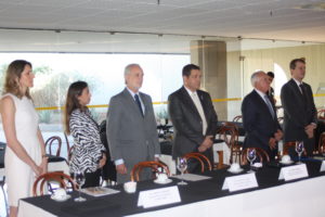Major Rocha com os representantes do Sistema S