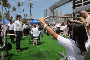 Inauguração da Academia Maceió Foto:Marco Antônio/Secom Maceió
