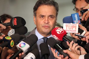 Senador Aécio Neves, presidente nacional do PSDB