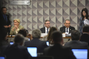 Reunião da Comissão que avalia o Processo de Impeachment da Presidente Dilma Rousseff no Senado,Presidente Senador Raimundo Lira e o Relator o Senador Antonio Anastasia.