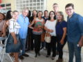 Presidente PSDB-DF, senador Izalci Lucas, entre tucanos de Sobradinho 2