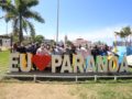 Izalci e equipe tucana durante visita ao Paranoá