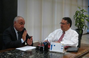 Deputado Dado Cherem em audiência com governador Raimundo Colombo