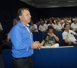 Guerino Balestrassi, durante encontro regional do PSDB-ES