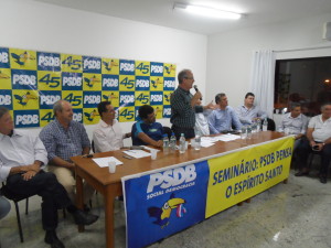 Coordenado pelo presidente do PSDB-ES, César Colnago, o primeiro encontro regional do ano aconteceu em São Mateus