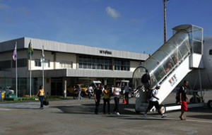 Aeroporto de Vitória: obras de modernização do terminal aéreo estão paradas