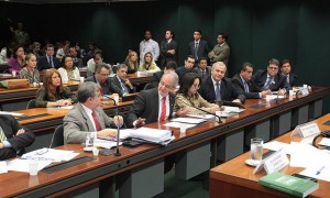 César Colnago na reunião no Conselho de Ética e Decoro Parlamentar, do qual faz parte