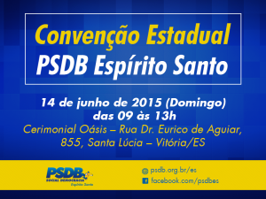 Convenção PSDB ES
