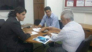 Deputado Marquinho Palmerston se reune com diretor de distribuição