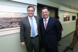 Rodrigo Zani com o governador Marconi Perillo.