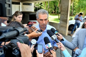 Reinaldo Azambuja e André Puccinelli Foto-Valdenir Rezende 03-11-2014