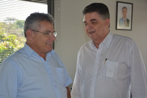 Prefeito de Batayporã Beto Sãovesso com o presidente estadual do PSDB Marcio Monteiro