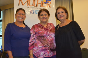 Thelma de Oliveira (PSDB-MT), vice-presidente do PSDB Mulher Nacional, Eliana Rodrigues MS, e a presidente do PSDB Mulher Nacional Solange Jurema/ Foto: Marycleide Vasques