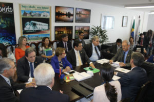 Geraldo reunido com a bancada Federal de MS/ Foto: divulgação
