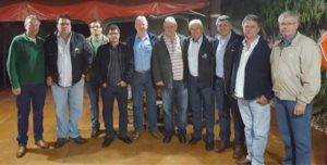 Pré-candidato tucano de Maracaju e apoiadores/ Foto: divulgação
