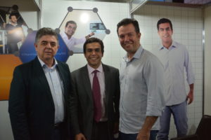 Presidente regional do PSDB Marcio Monteiro, deputado Beto Pereira, vereador Guilherme Monteiro/ Foto: divulgação