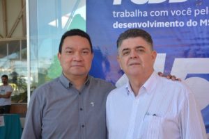 Presidente do ITV MS, Ricardo Senna e Presidente Estadual do PSDB, Marcio Monteiro/ Foto: Marycleide Vasques