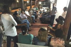 Prefeito Zé Cabelo reunido com diretório de Ribas/ Foto: assessoria