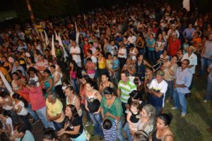 Mais de mil pessoas prestigiaram o comício/ Foto: divulgação