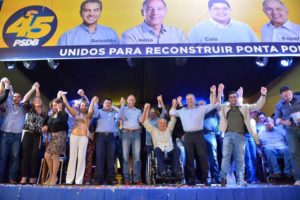 Convenção em Ponta Porã oficializou Peluffo candidato pelo PSDB/ Foto: divulgação