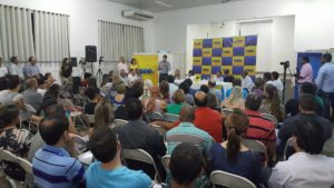 Tucano Eduardo Riedel prestigia convenção, representando o governador Reinaldo Azambuja/ Foto: divulgação