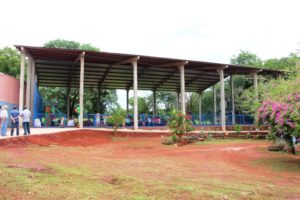 Quadra coberta no município de Terenos/ Foto: divulgação
