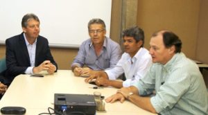 Miziara esteve reunido com secretários estaduais e vice-presidente do PSDB/ Foto: divulgação
