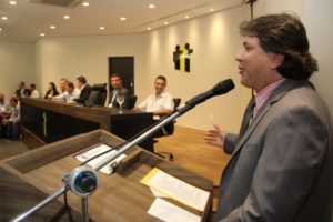 Tucano Caravina abriu seminário de vereadores/ Edson Ribeiro