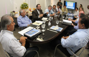 Reunião com comitiva boliviana sobre corredor bioceânico/ Foto: divulgação