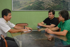 Prefeito Caravina se reuniu com empresários/ Foto: Micael Nunes