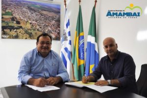 Prefeito tucano Dr. Bandeira e secretário de fazenda/ Foto: divulgação