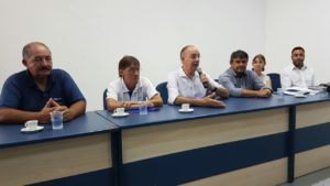 Prefeito compôs mesa na reunião do conselho rural/ Foto: divulgação