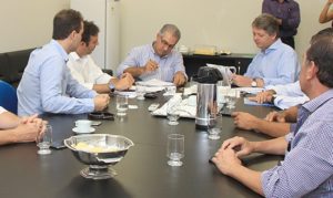 Reinaldo se reuniu com representantes do GeneSeas/ Foto: Edemir Rodrigues
