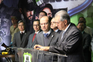 Reinaldo Azambuja participa da formatura de agentes penitenciários/ Foto: Chico Ribeiro