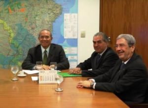 Ministro Eliseu Padilha, governador Reinaldo e ministro da Secretaria de Governo Antônio Imbassahy/ Foto: divulgação