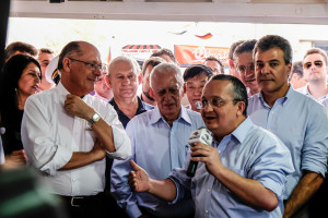 27, de Janeiro de 2016 - Gov. Pedro Taques participa do anuncio do retorno da navegação na Hidrovia Tietê-Paraná-13