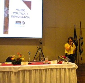 Palestra de Angela Sarquiz em Rivera/Uruguai