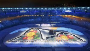 2016 Rio Olympics - Closing ceremony - Maracana - Rio de Janeiro, Brazil - 21/08/2016. Performers take part in the closing ceremony. REUTERS/Fabrizio Bensch FOR EDITORIAL USE ONLY. NOT FOR SALE FOR MARKETING OR ADVERTISING CAMPAIGNS.
